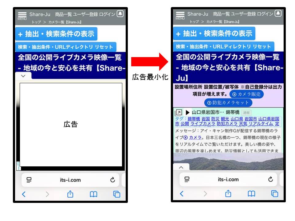 カメラ一覧初期表示(スマホ)
